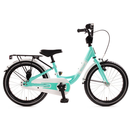 Baxi Alu Kinderrad türkis 18 Zoll mit tiefem Durchstieg und Rücktrittbremse