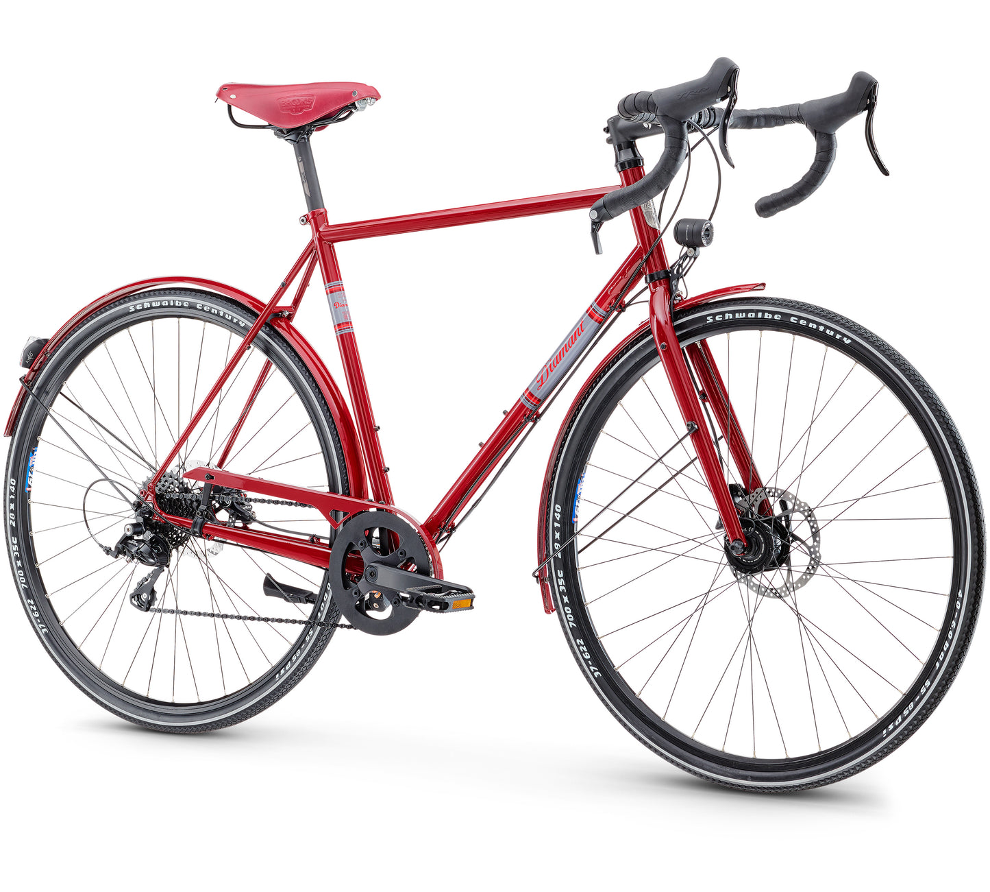28" Diamant Graval-Trekking-Bike "1 3 2" burgunderrot (versch. Rahmenhöhen)