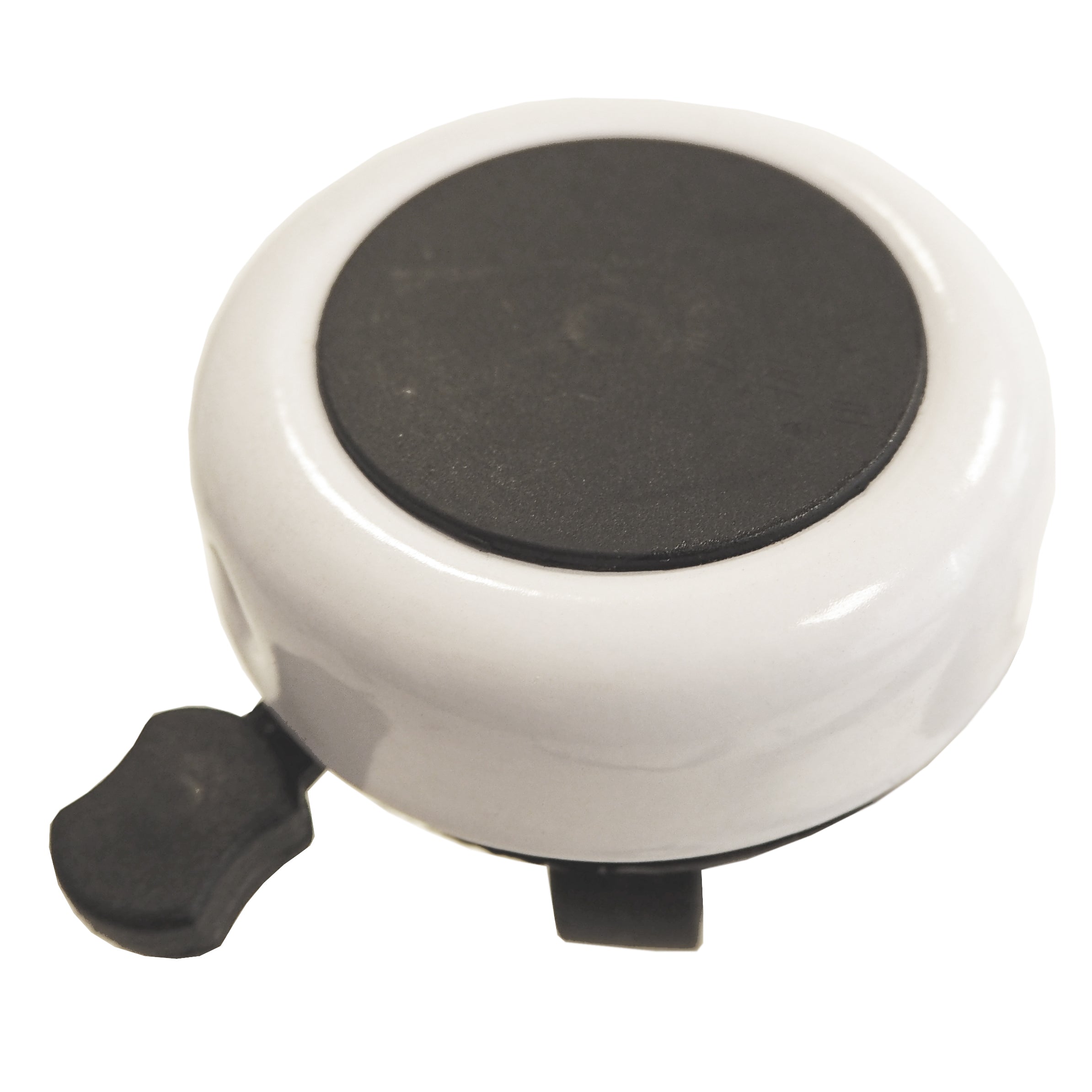 klingel kinderrad Glocke, 56 mm, klassischer Trillerklang, weiß – kinderfahrrad.com