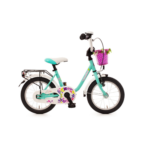 14 Zoll Kinderfahrrad türkis Mädchen ab 4 Jahren