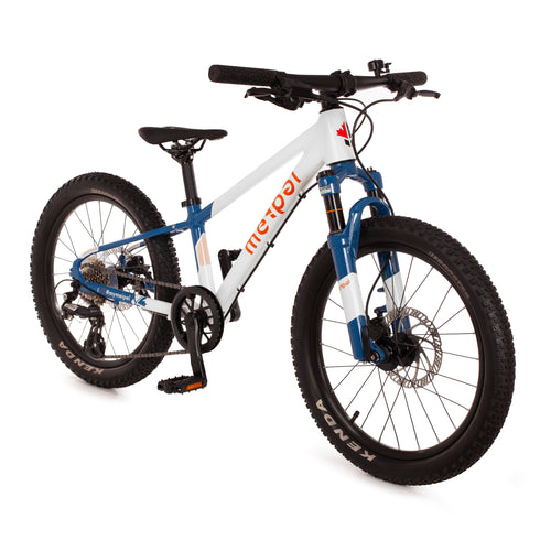 Kinder MTB 20 Zoll ab 5 Jahren Kinderfahrrad Mountainbike weiß wie woom off air 4 mit hydraulischer Disc und Federgabel