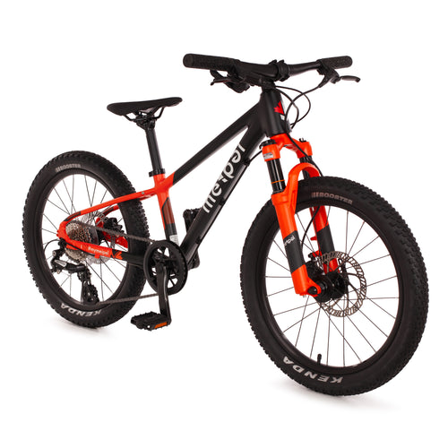 Kinder MTB 20 Zoll ab 5 Jahren Kinderfahrrad Mountainbike orange wie woom off air 4 mit hydraulischer Disc und Federgabel