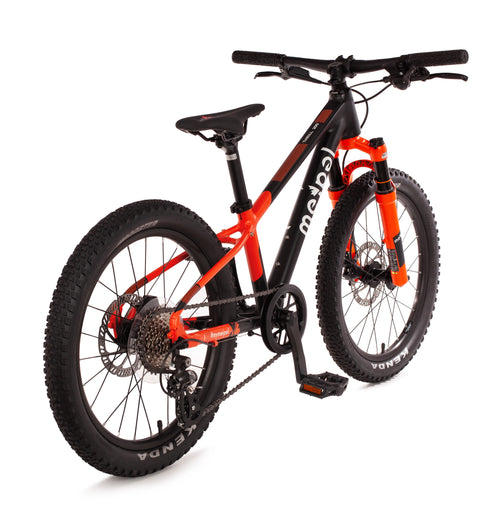Kinder MTB 20 Zoll ab 5 Jahren Kinderfahrrad Mountainbike orange wie woom off air 4 mit hydraulischer Disc und Federgabel