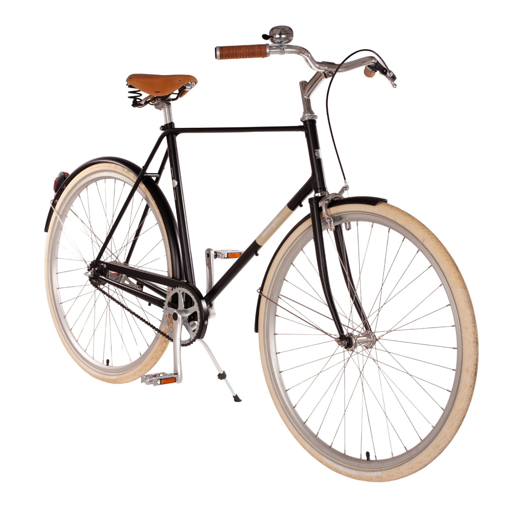streety kinderfahrrad 28" Mixte Fahrrad SimpleBike "St.Tropez Av. S2", schwarz, 57cm, 2Gg –  kinderfahrrad.com