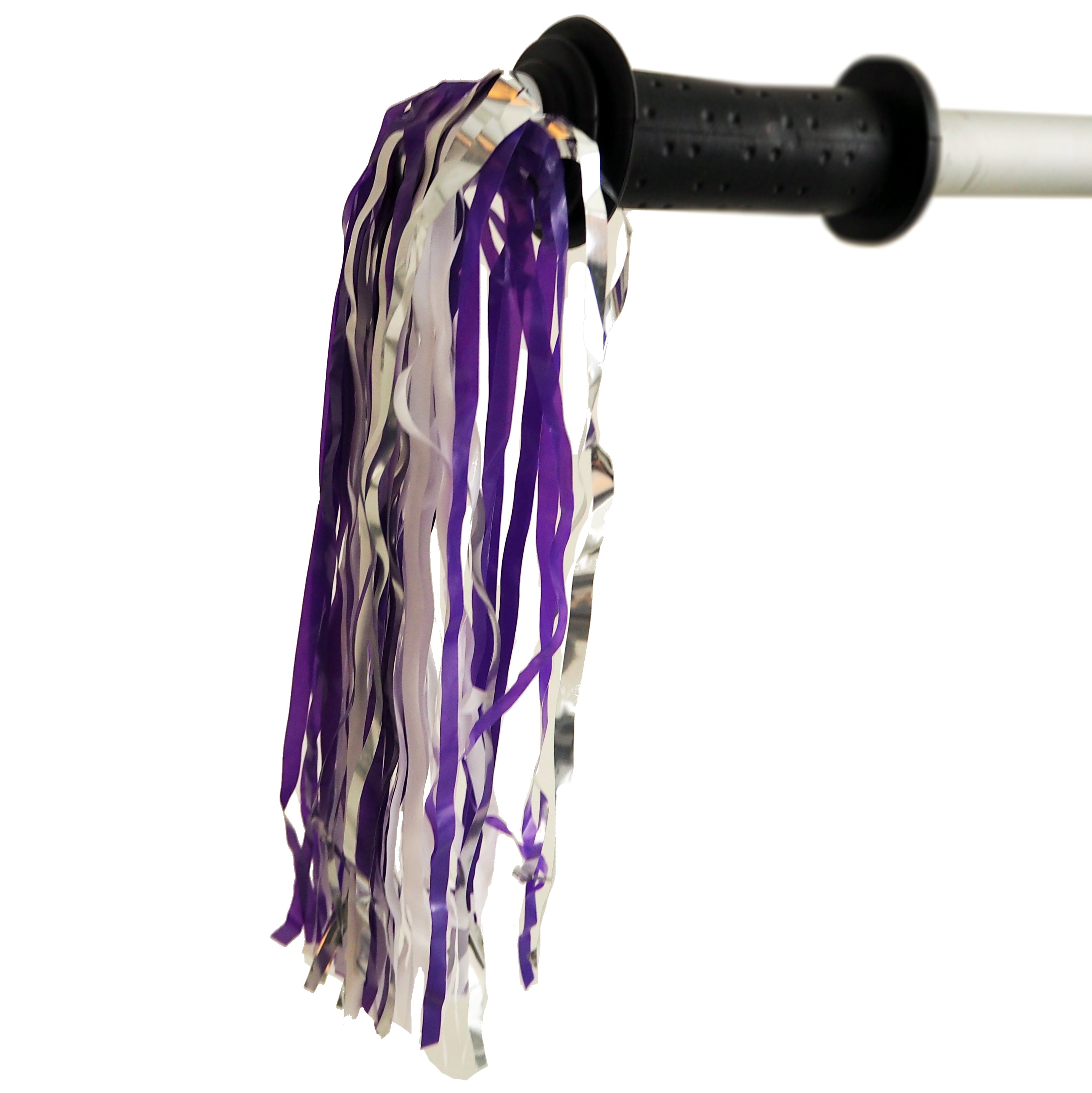 kinderfahrrad lenker Lenkerstreamer "Empress", ca. 230 mm, lila/weiß, Paar – kinderfahrrad.com