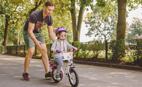 Kinderfahrrad fahren lernen