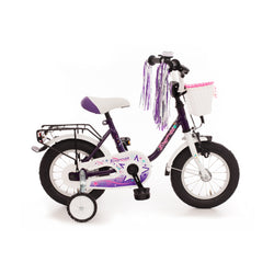 12 Zoll Kinderfahrrad lila Mädchen ab 3 Jahren