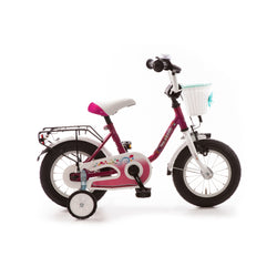 12 Zoll Kinderfahrrad Mädchen pink lila ab 3 Jahren