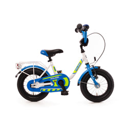 Kinderfahrrad 12 Zoll Polizei weiß blau ab 3 Jahren