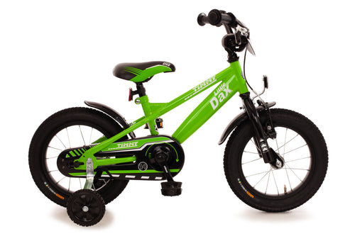 14 Zoll Kinderfahrrad Jungen grün ab 4 Jahren