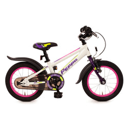 Pepp sportliches Kinderfahrrad Mädchen pink lila weiß ab 3 Jahren
