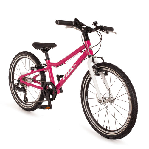 Kinderfahrrad Mädchen pink ab 5 Jahre, leicht, modern, trend, 20 Zoll wie woom 4 mit Gang Schaltung