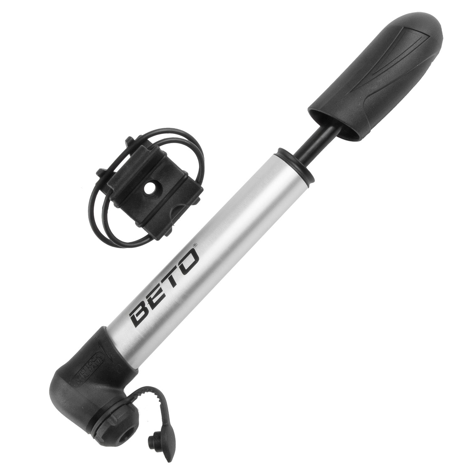 Mini Alu Luftpumpe mit Universal-Halterung