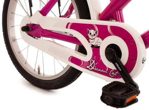 16" Kinderfahrrad "Dream Cat", purpur-pink/ weiß (B-Ware)