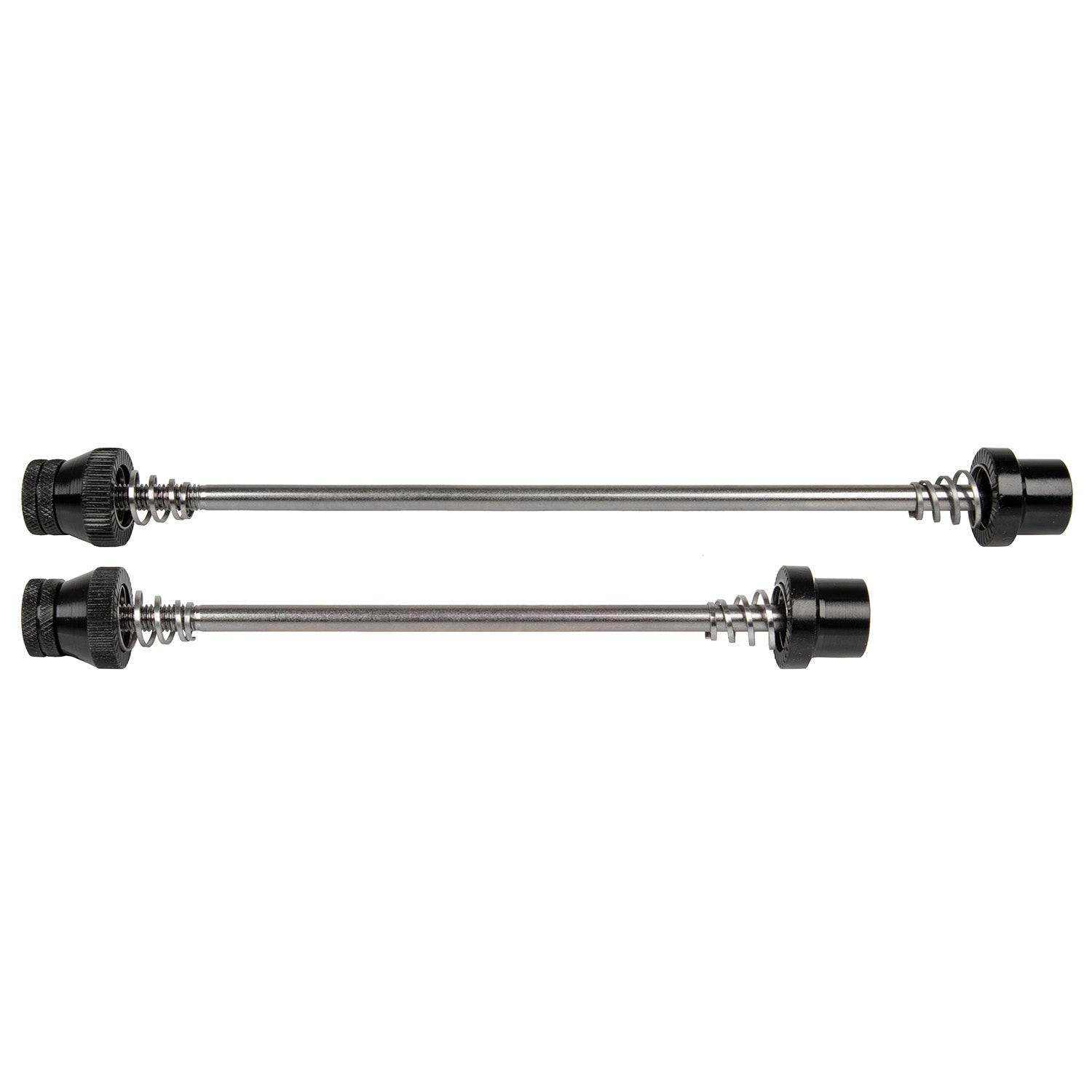Fixierbares Schnellspanner-Set für Vorder- und Hinterradachse