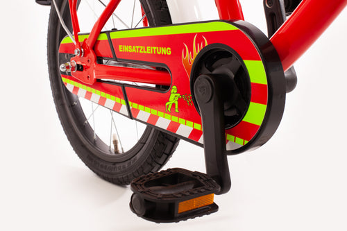 Kinderfahrrad Feuerwehr rot