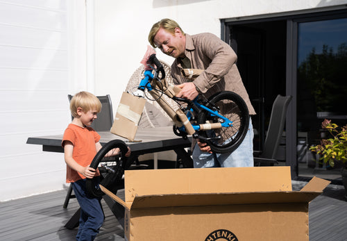 neues Kinderfahrrad ganz leicht