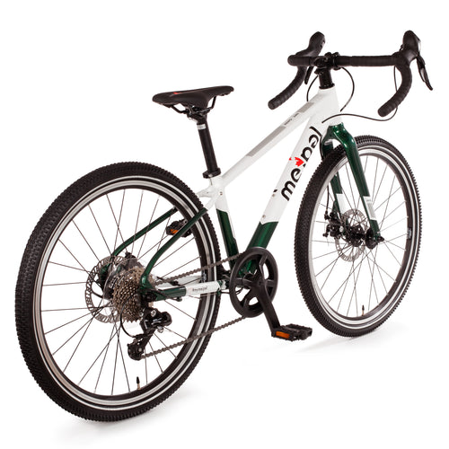 Gravel Bike Kinderfahrrad 24 Zoll british-racing-green