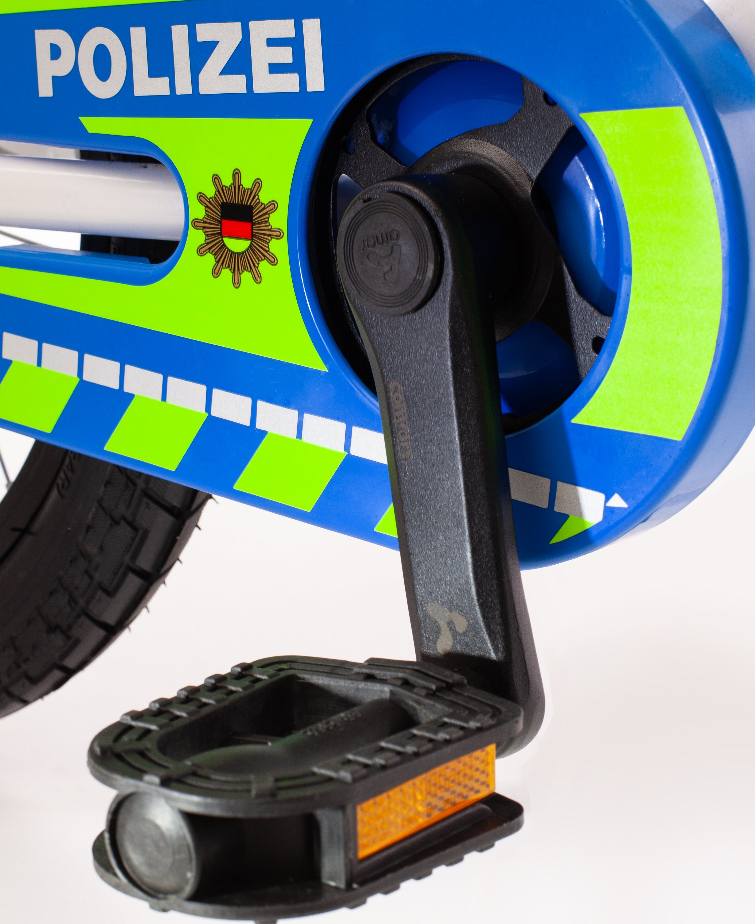 polizei kinderfahrrad 12 zoll 12" Kinderfahrrad "POLIZEI", kristallweiß/ blau (Edition 25/26) – kinderfahrrad.com