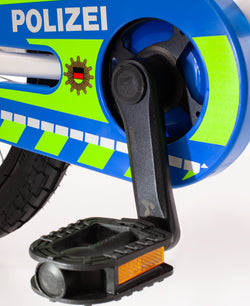 12" Kinderfahrrad "POLIZEI", kristallweiß/ blau (Edition 2025)