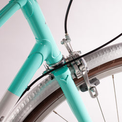 Mixte Damenfahrrad türkis retro vintage