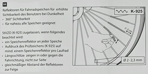 Kinderfahrrad Refelktoren