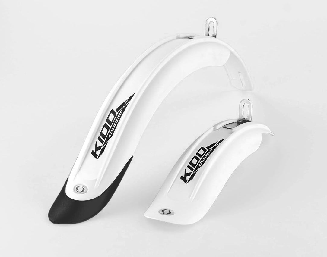 fahrrad schutzblech weiß KIDO Short Schutzblech-Set